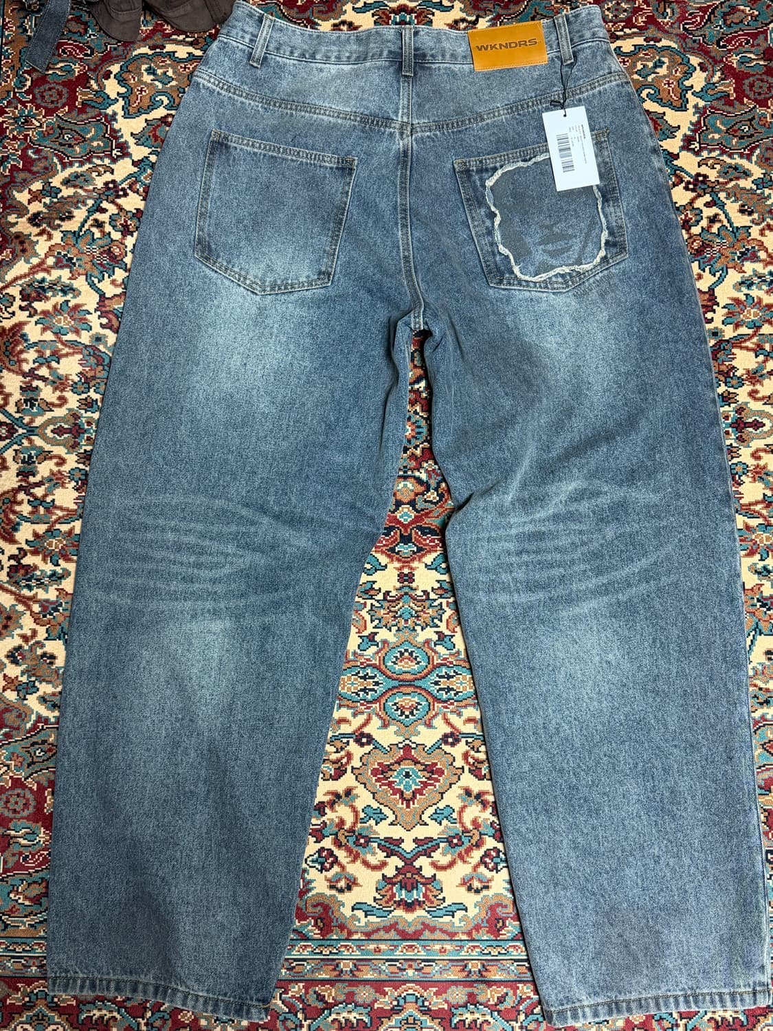 위캔더스 페이스 데님팬츠 사이즈XL 상품이미지2