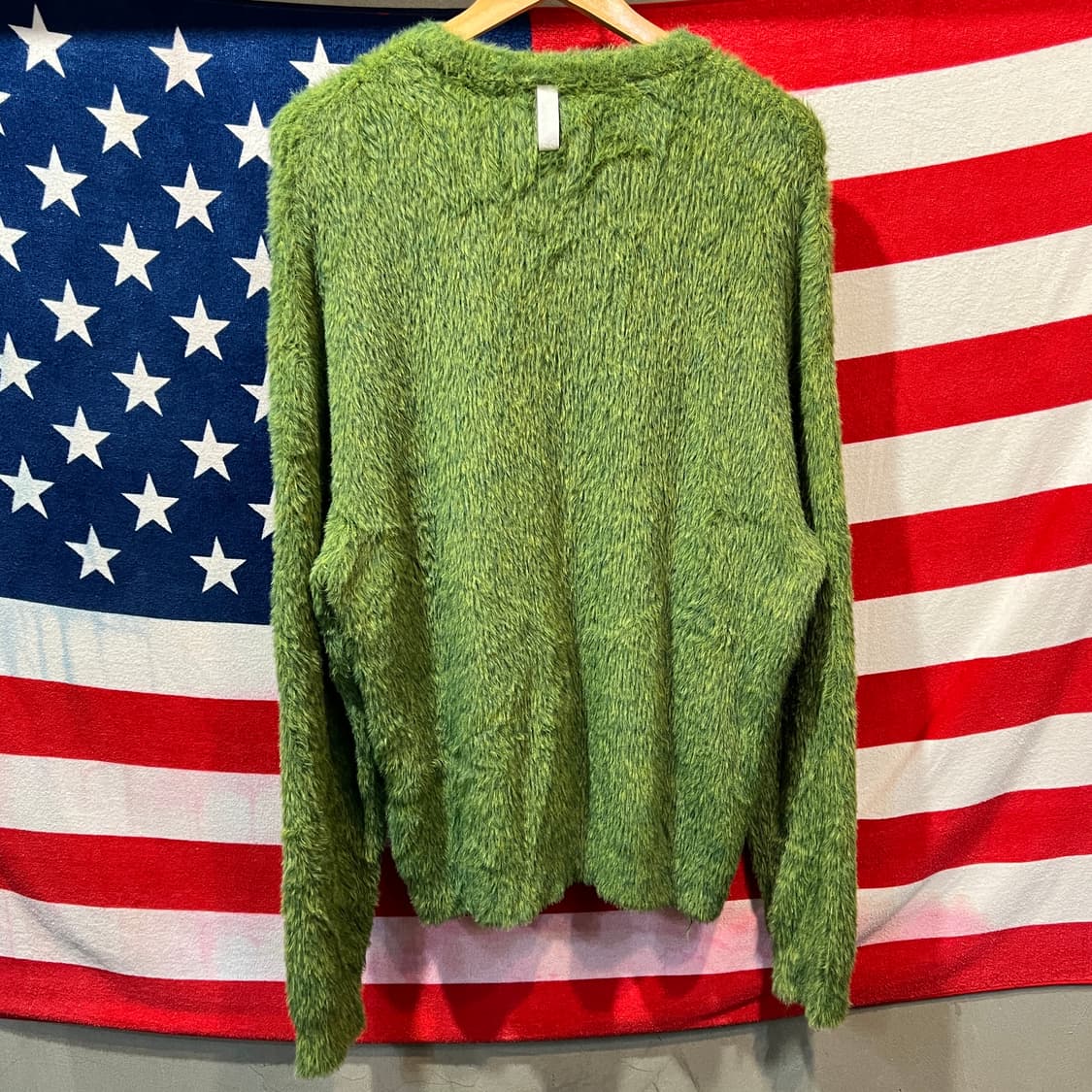 노메뉴얼 그린 퍼 니트 상품이미지2