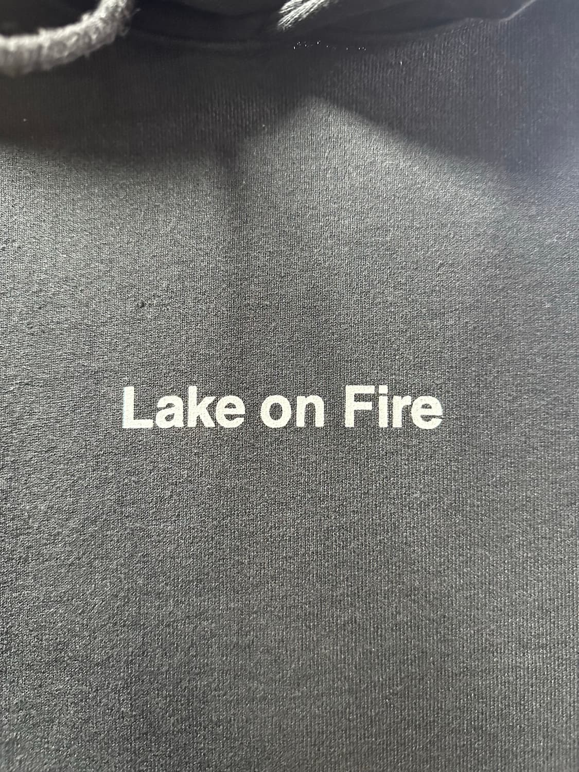 디스이즈네버댓 LAKE ON FIRE 후드 블랙 L 상품이미지2