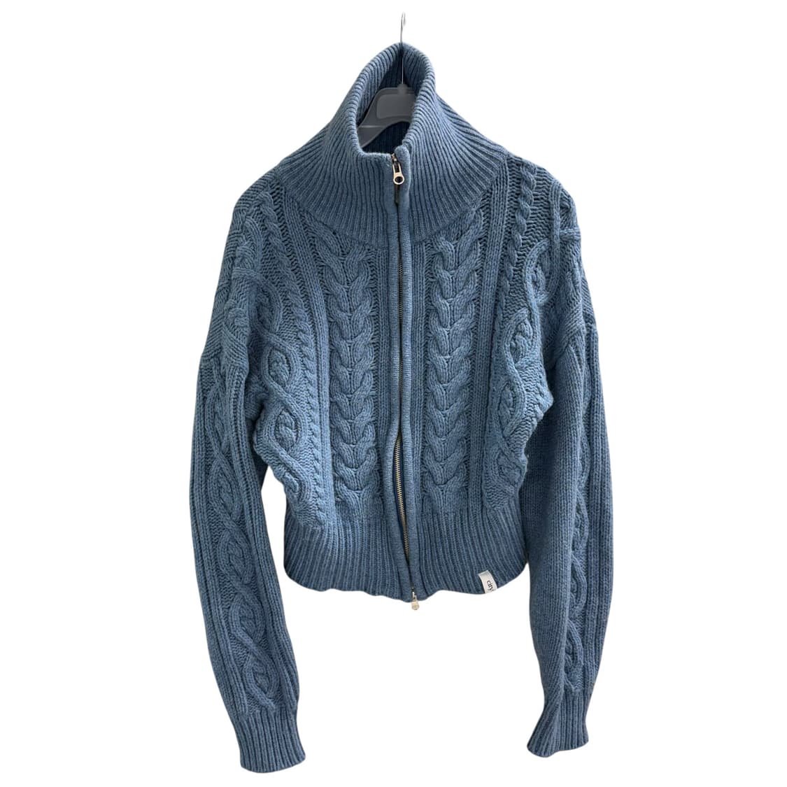 [F] 시티브리즈 케이블 니트 집업 상품이미지3