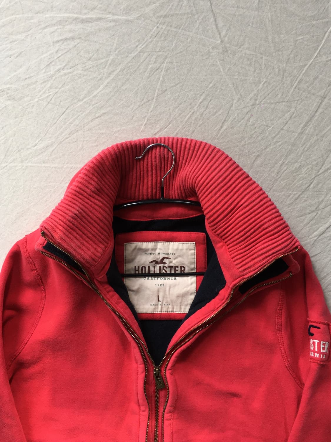 홀리스터 하이넥 코튼집업 상품이미지4