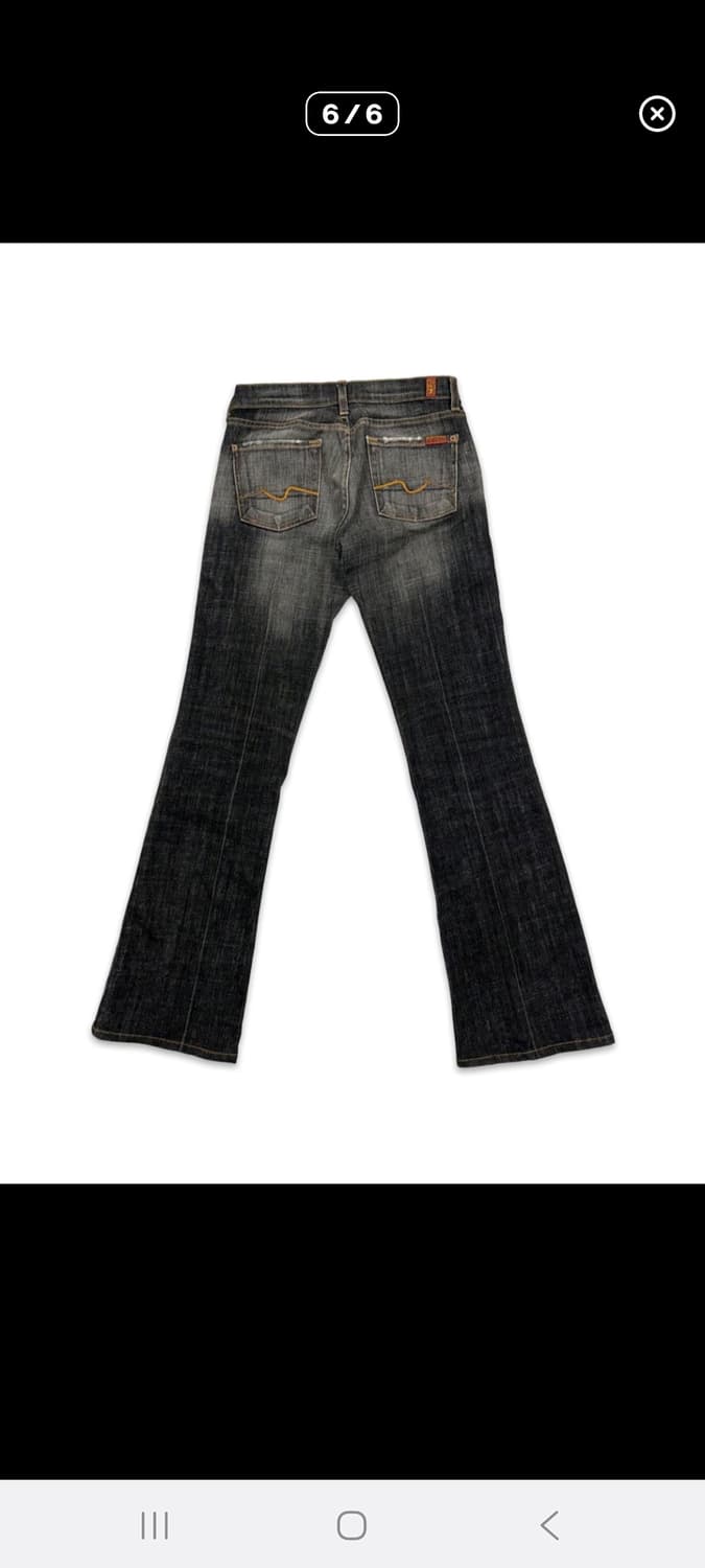 빈티지 7 for all mankind 로우라이즈 부츠컷 데님 팬츠 상품이미지6