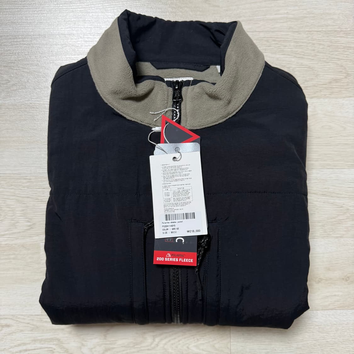 페치 폴라텍 쉐도우 자켓 그레이지 상품이미지8