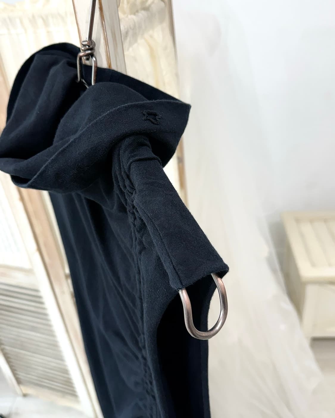 Black feminine shirring point sleeveless 상품이미지8