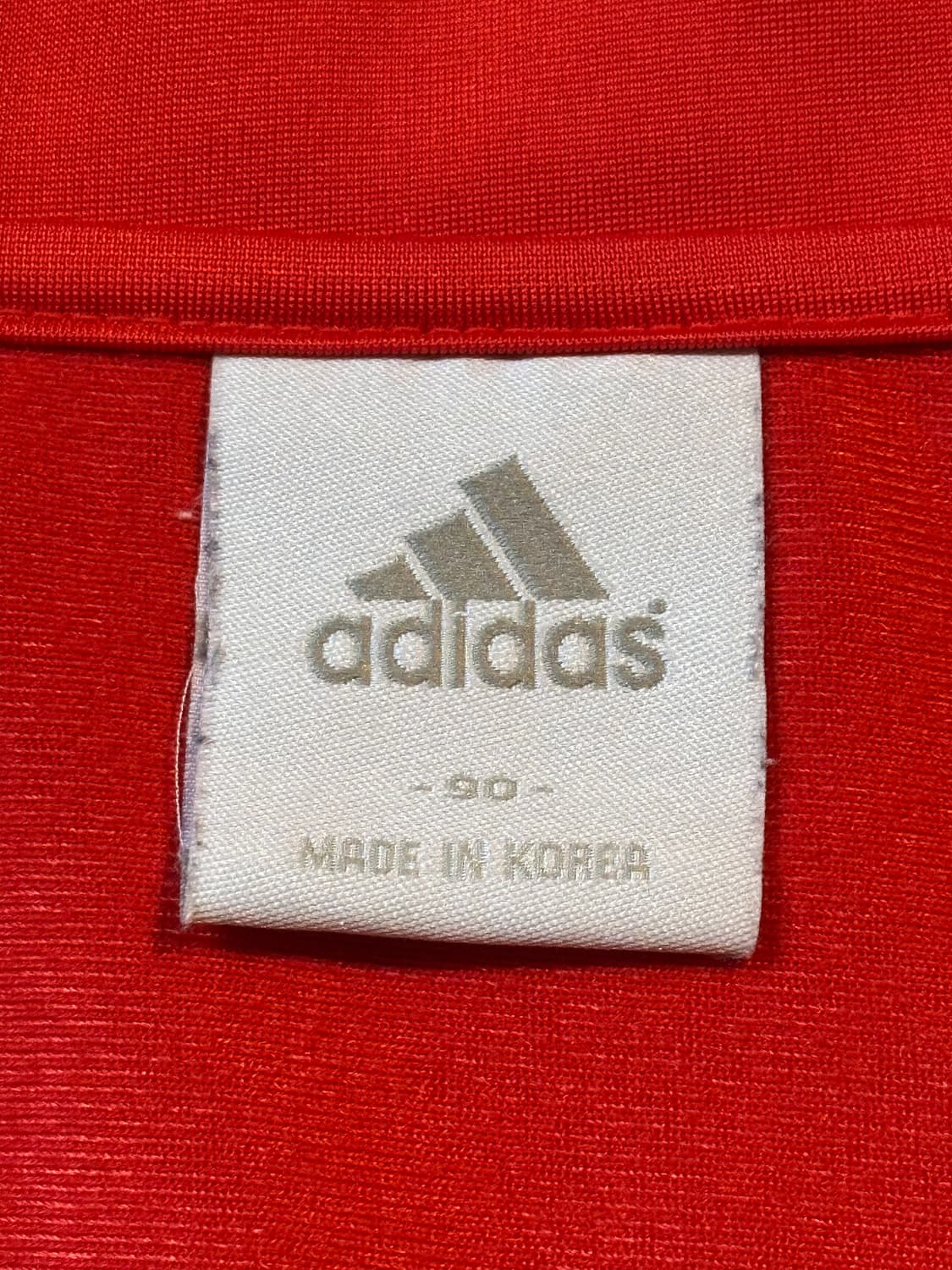 아디다스 ADIDAS 삼각로고 트랙탑 져지 레드 상품이미지4