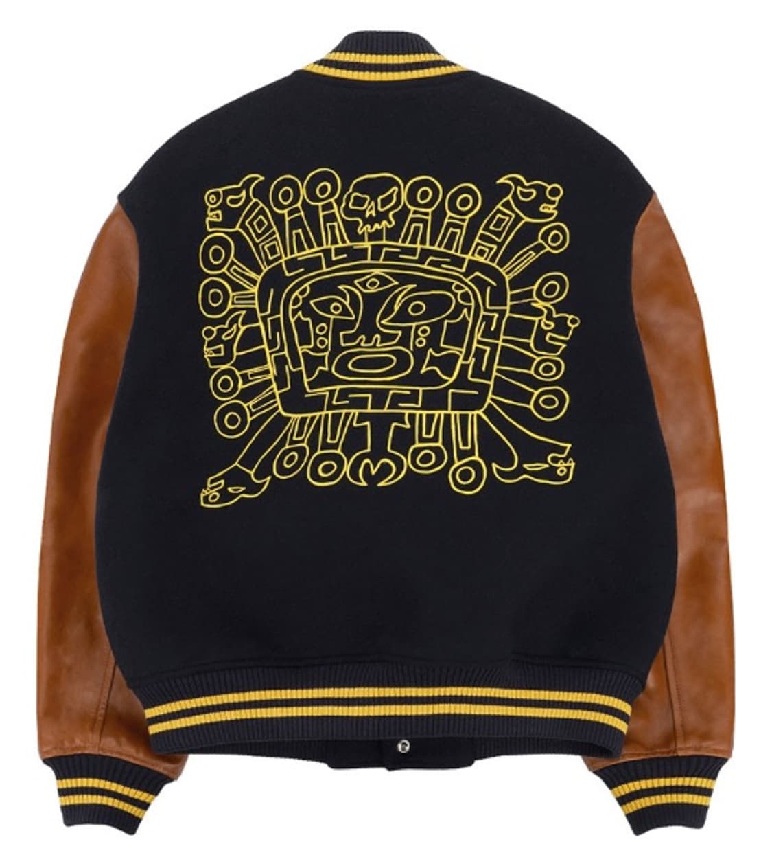 [L]stu hank 로꼬 착용 바시티 자켓 네이비 상품이미지3