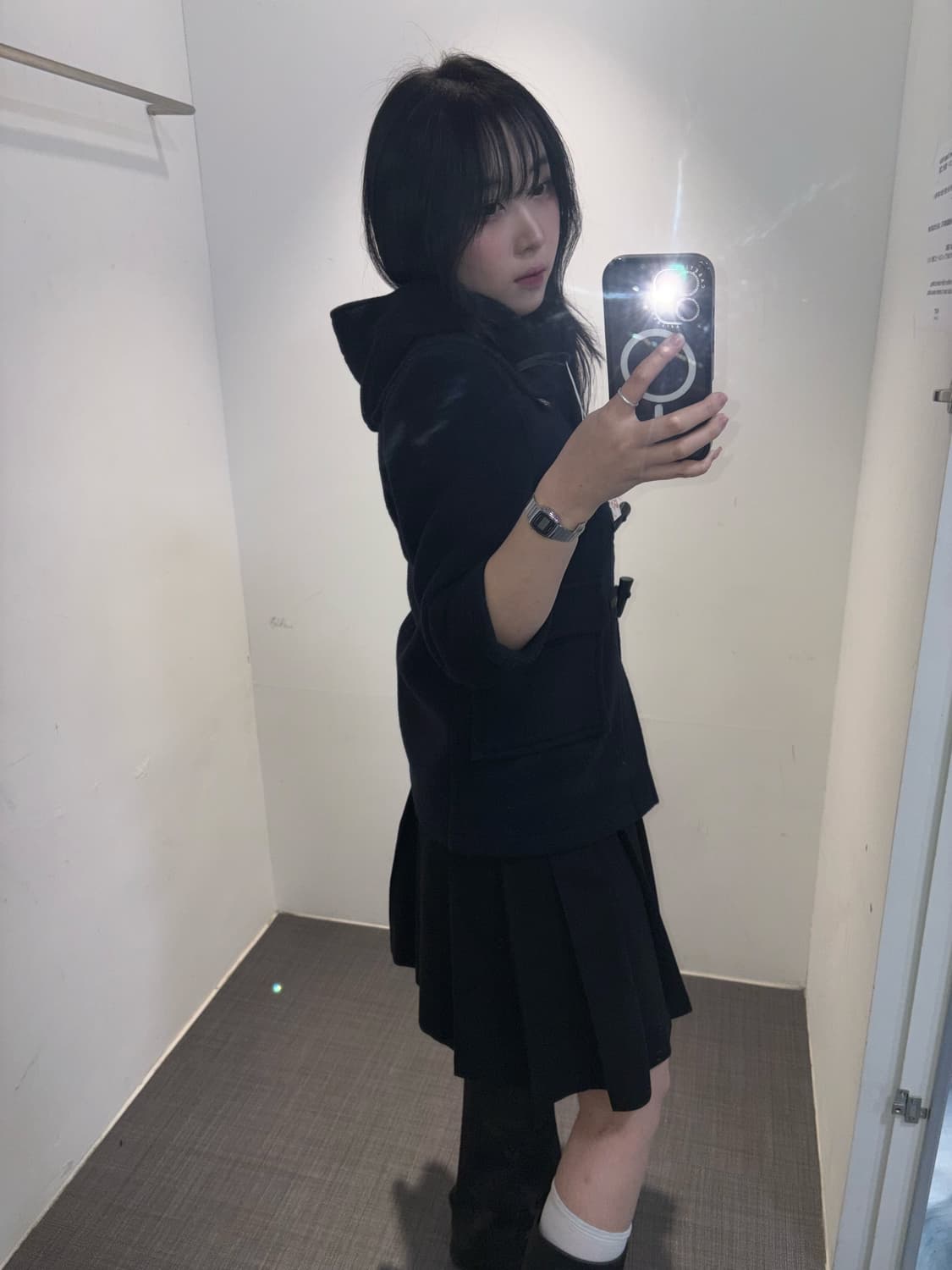 글로버올 메이드 인 잉글랜드 울 더플 코트 상품이미지1