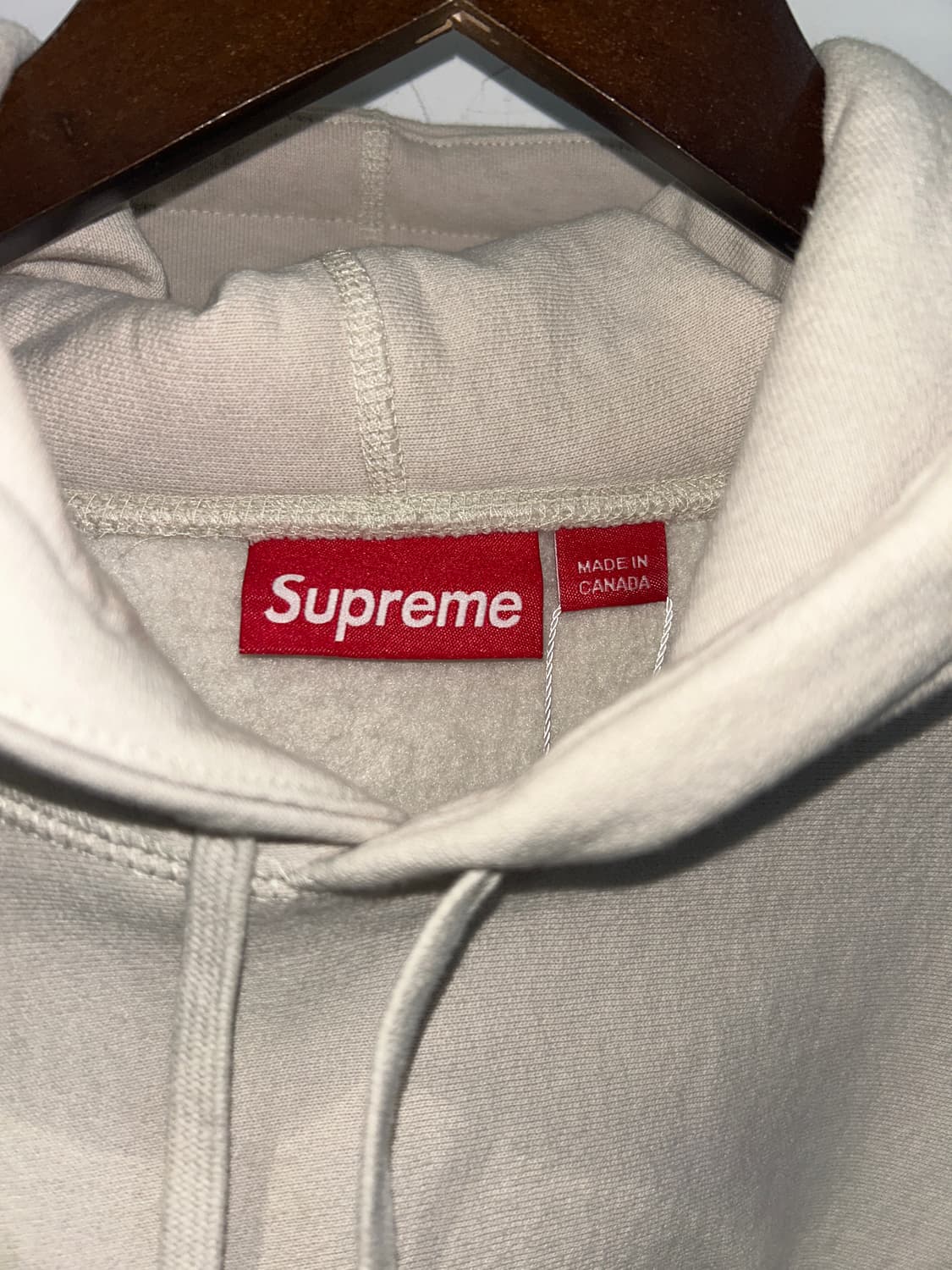 슈프림 박스 로고 후드 티셔츠 오트밀 상품이미지4