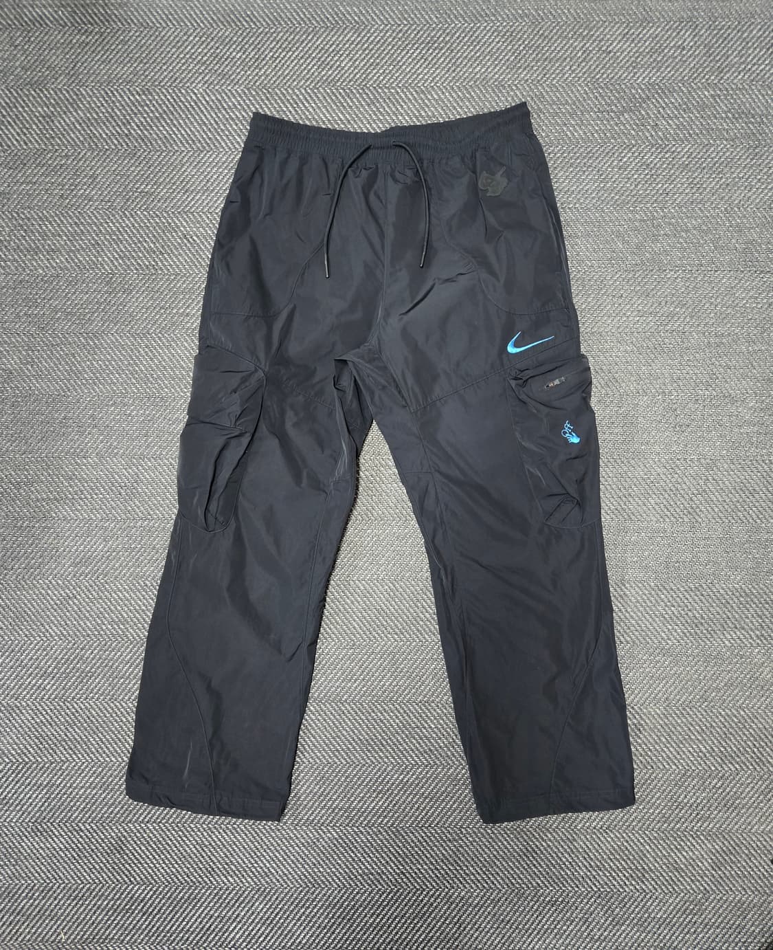 나이키 x 오프화이트 NRG 트랙 팬츠 블랙 아시아 카고팬츠 상품이미지3