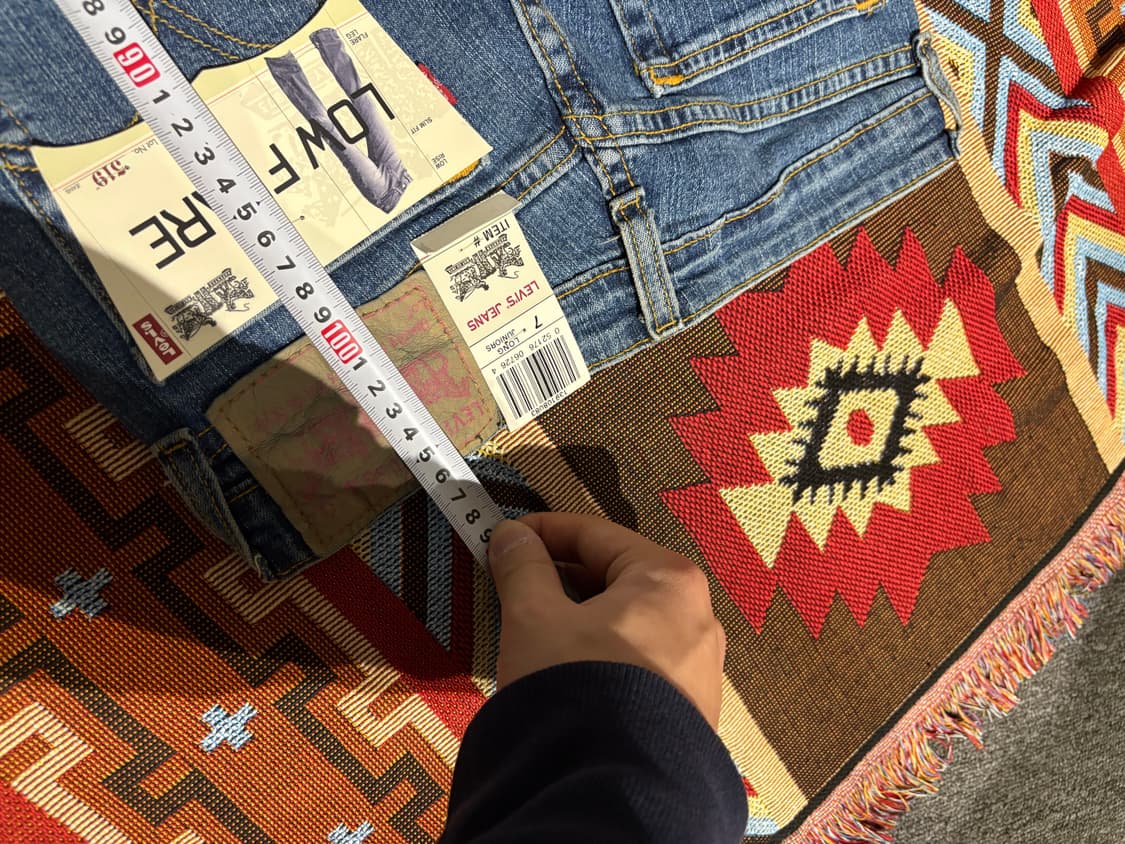 리바이스 519 로우 플레어핏 데님팬츠 상품이미지7