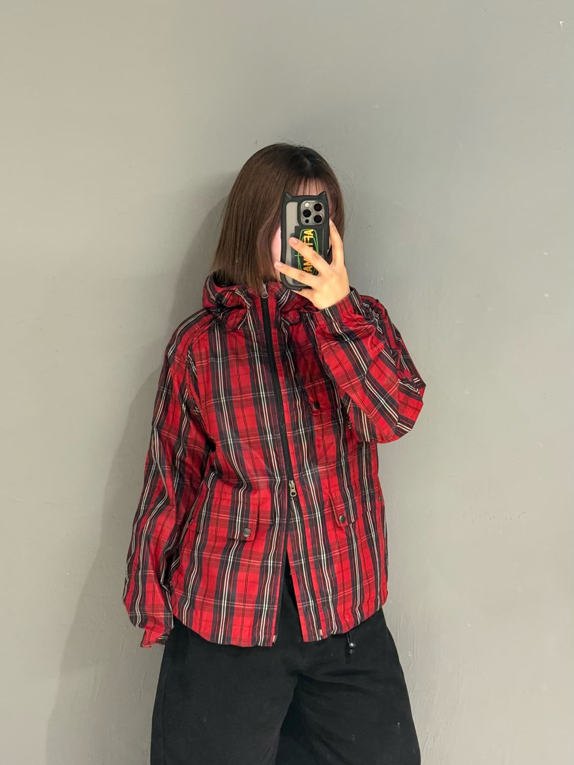 check pattern transform windbreaker  상품이미지2