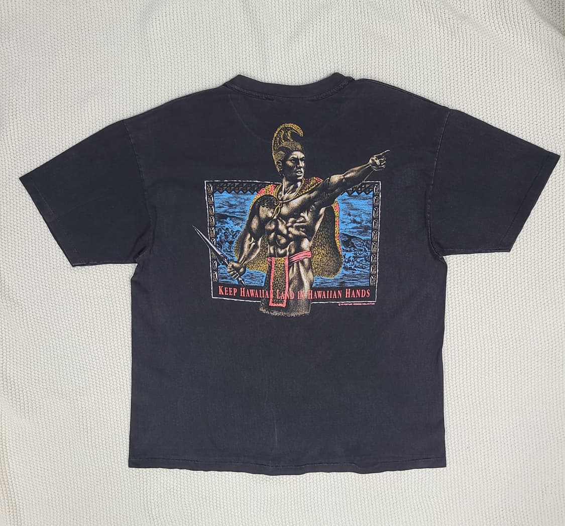 Hawaiian Strength 빈티지 그래픽 티셔츠 상품이미지6