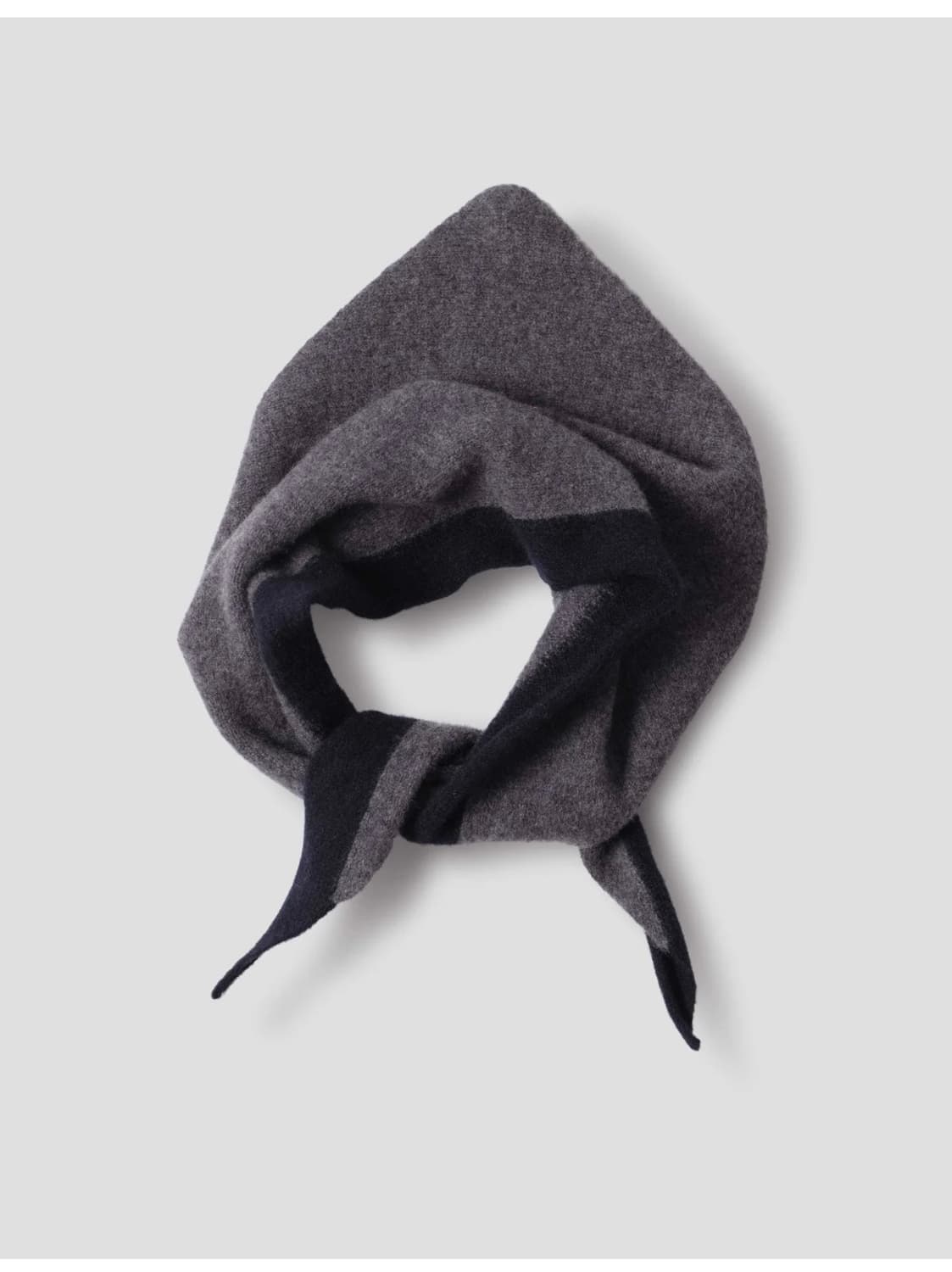 MHL 스카우트 스카프 램스울 그레이 네이비 상품이미지1