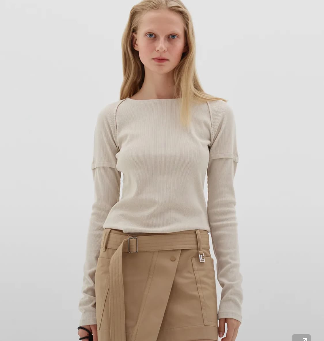 로우클래식 볼레로 롱 슬리브 탑 새상품 상품이미지1