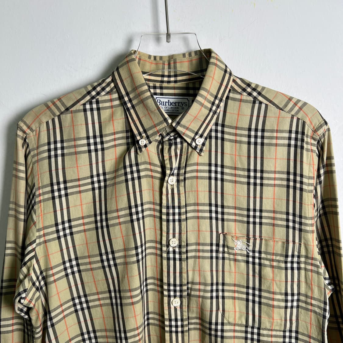 Burberrys 버버리 빈티지 노바 체크 셔츠 S 상품이미지4
