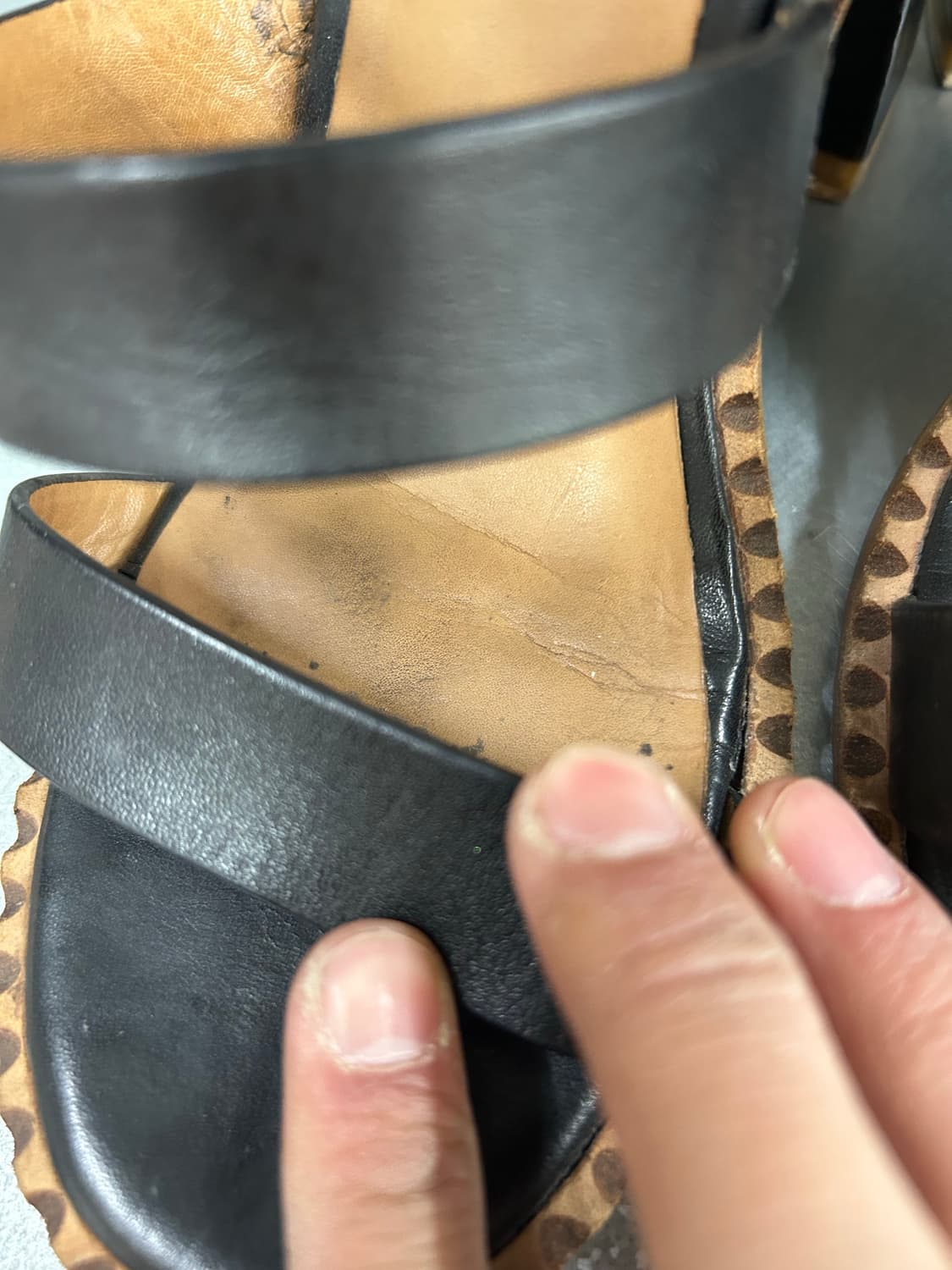 마크 제이콥스 블랙 레더 샌들 36 상품이미지7