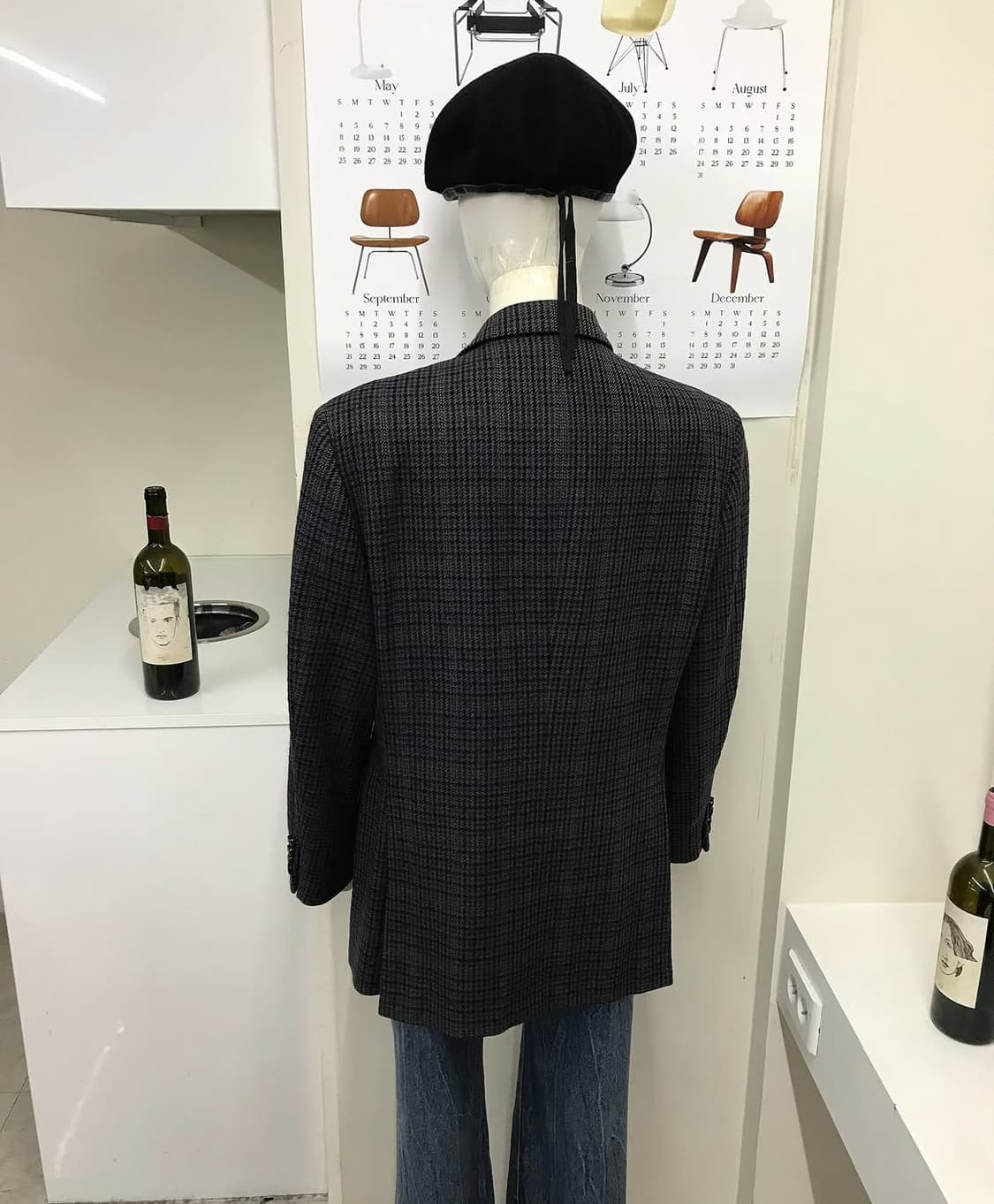 버버리 캐시미어 체크 블레이저 자켓 상품이미지10