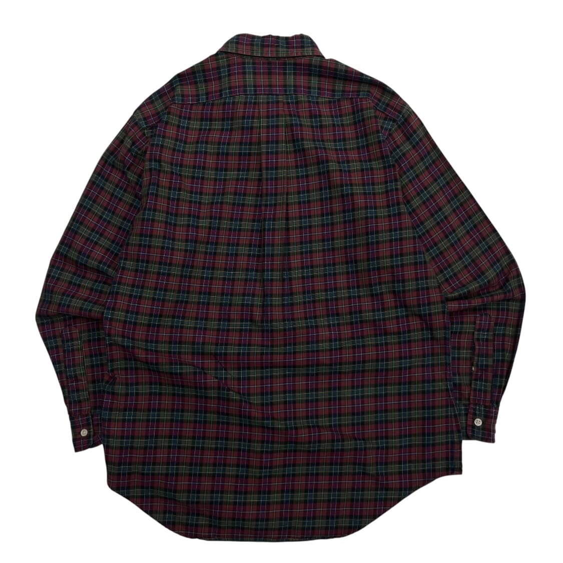 폴로 랄프로렌 딥그린포니 그린 타탄체크 셔츠 M 상품이미지3
