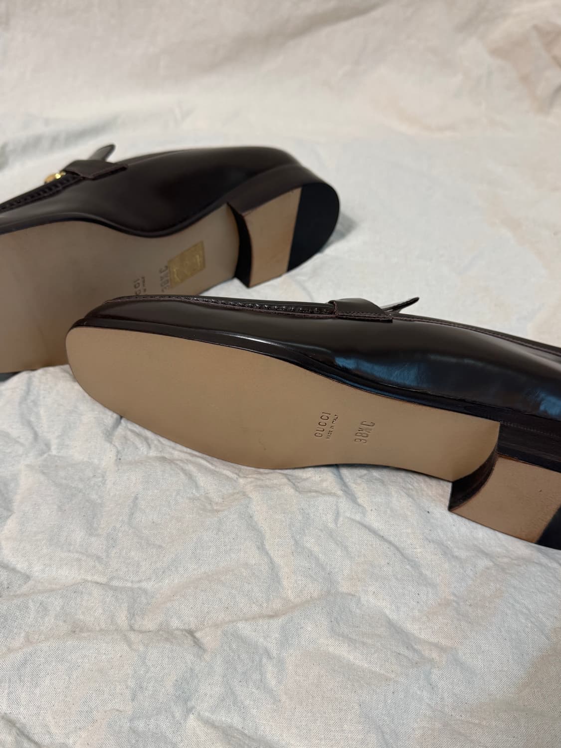 GUCCI(구찌) 홀스빗 스퀘어토 레더 로퍼 상품이미지5