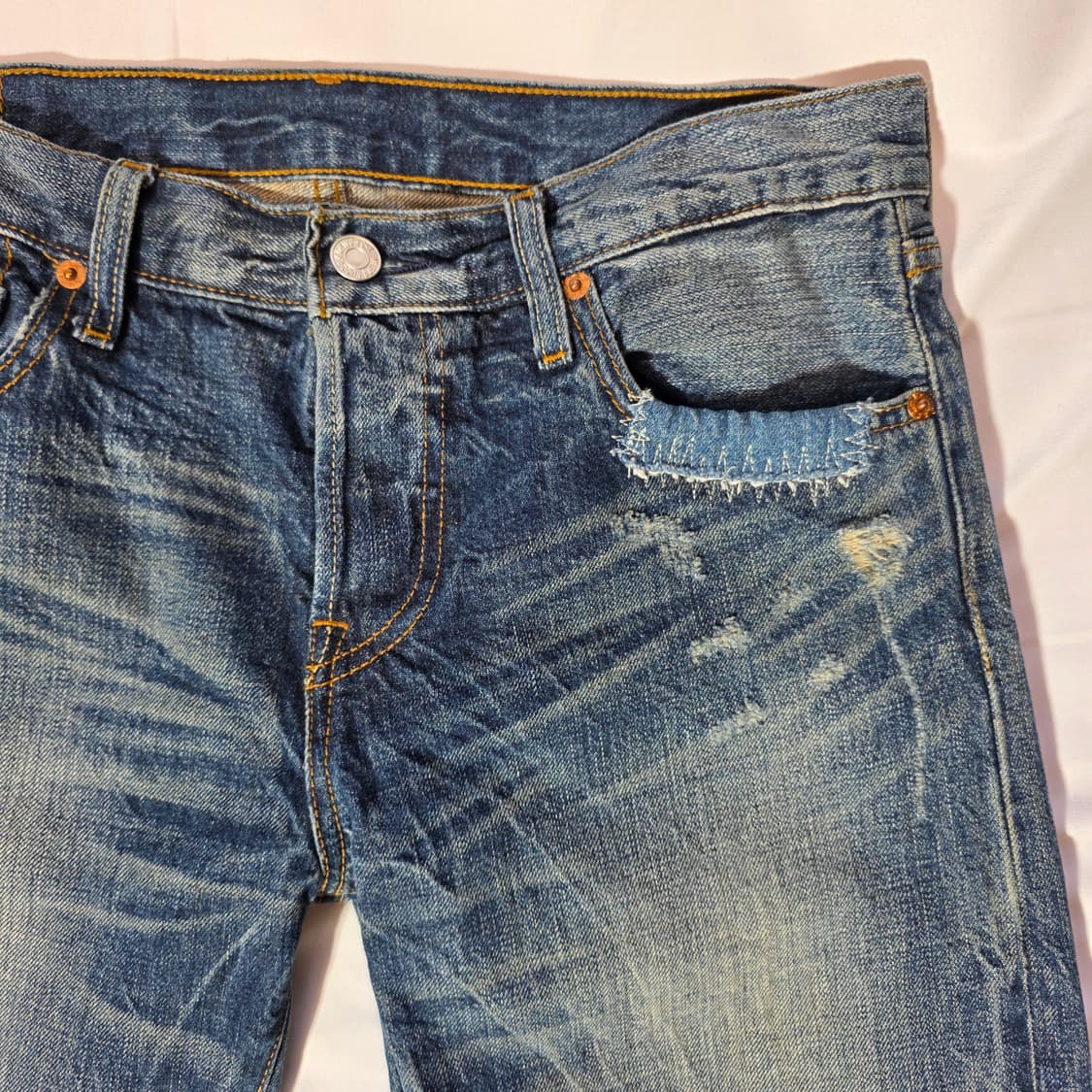 [W25L32]리바이스 501 리워크 데님팬츠 상품이미지2