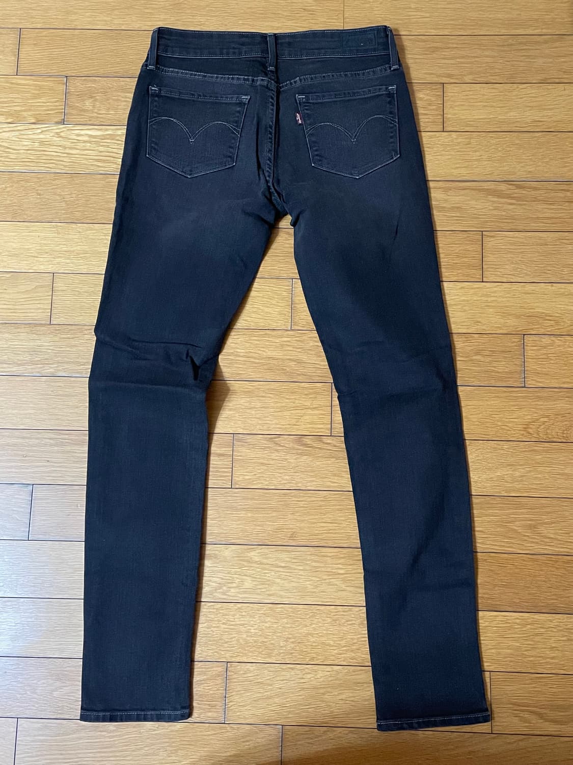 리바이스 흑청 스키니진 27 상품이미지2