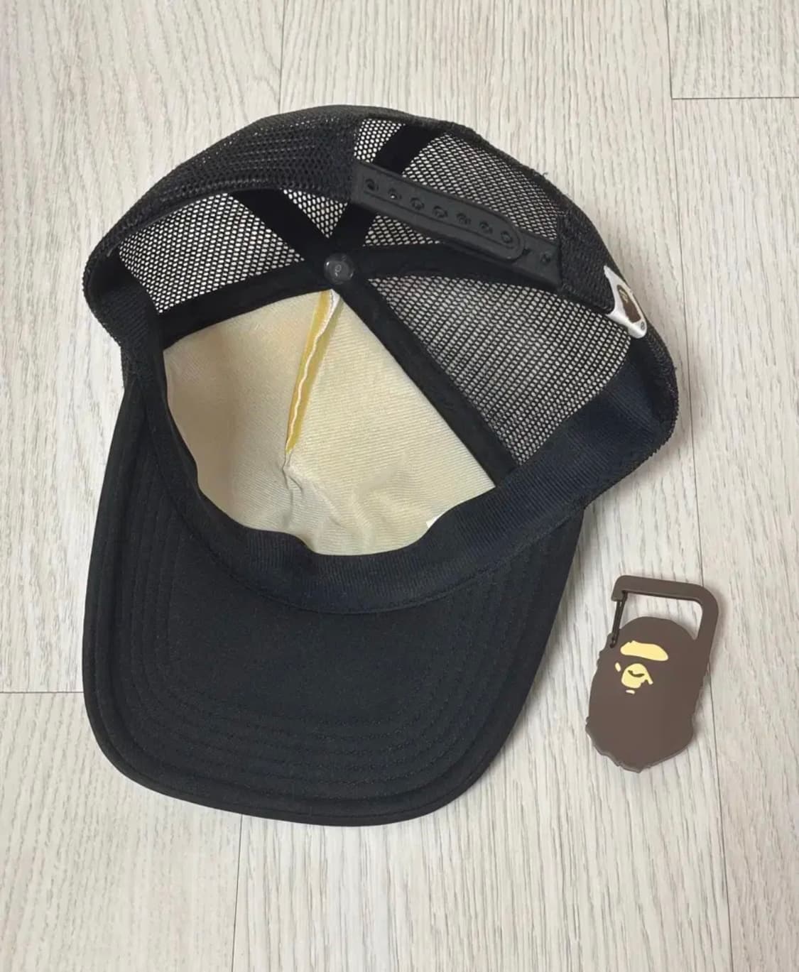 베이프 컬리지 메쉬캡 블랙 상품이미지4