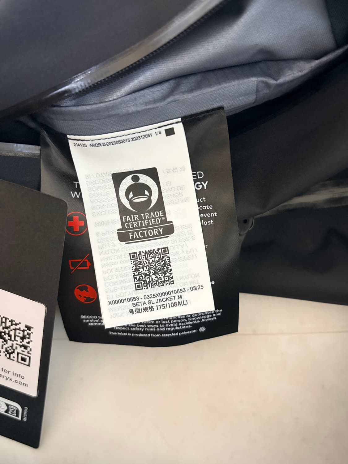 아크테릭스 베타 SL L블랙 상품이미지4