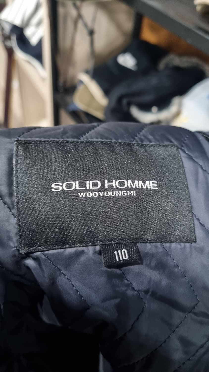 솔리드옴므(우영미) 안쪽누빔 쉐르파 남성조끼 105(표기110) 상태9 상품이미지2