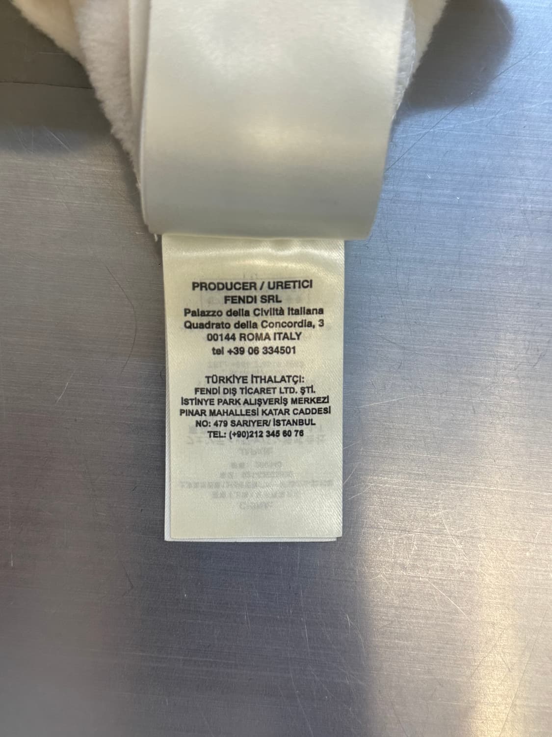 펜디 크롭 로고 후드티 상품이미지7