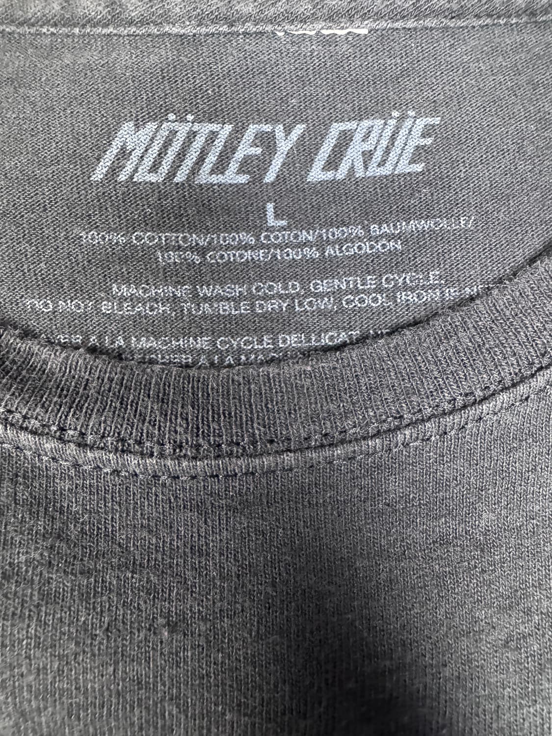 빈티지 머틀리크루 DR FEELGOOD 그래픽 티셔츠 L 상품이미지4