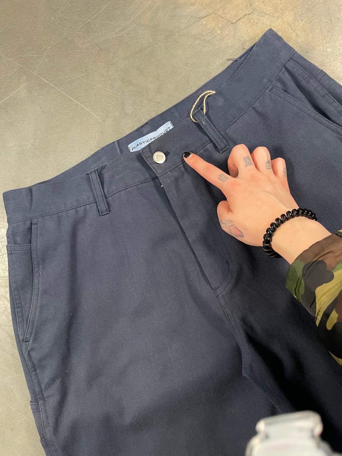 플라스틱 프로덕트 와이드 카펜터 팬츠 상품이미지6