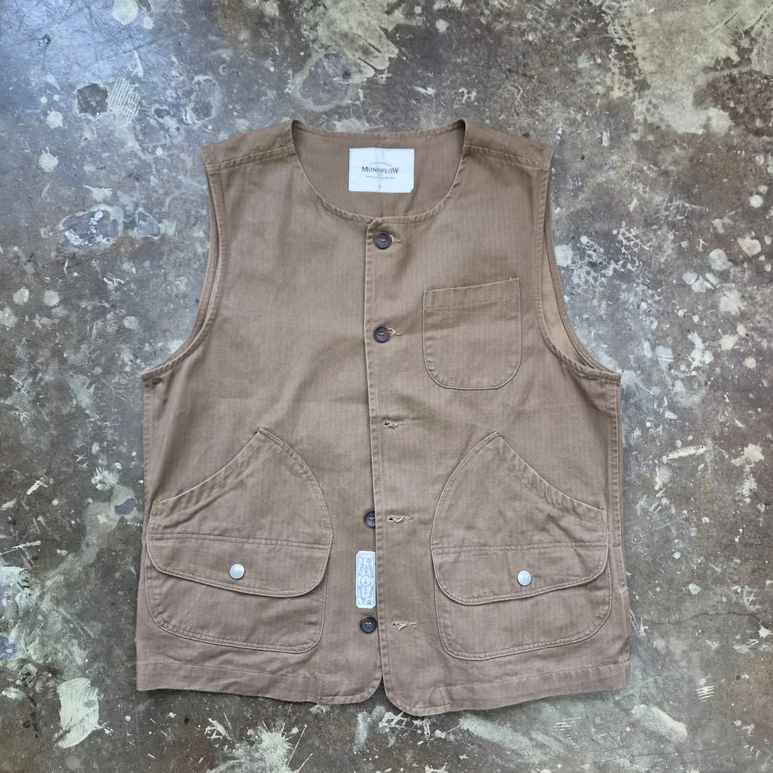 모노플로우 아메카지 워크 베스트 조끼 아메카지 워크웨어 상품이미지1