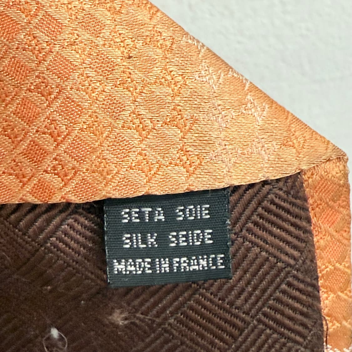 made 프랑스 루이비통 패턴 실크100 넥타이 상품이미지4