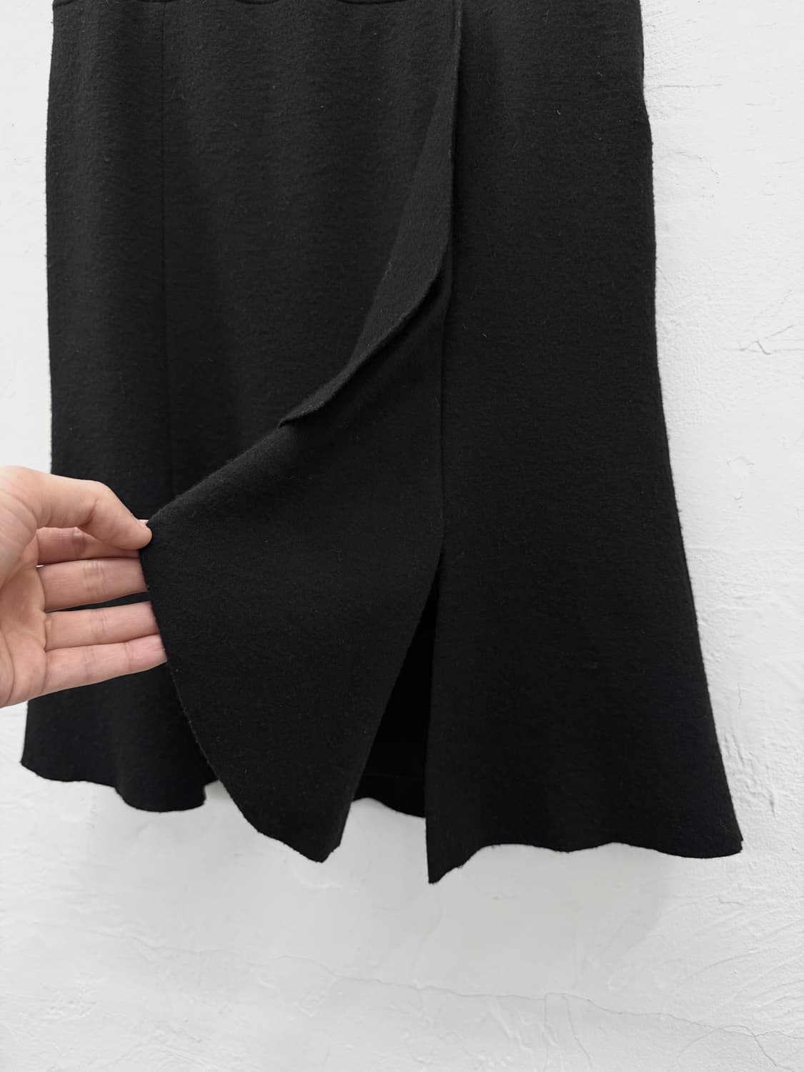 le souk 슬릿 울 스커트 상품이미지3