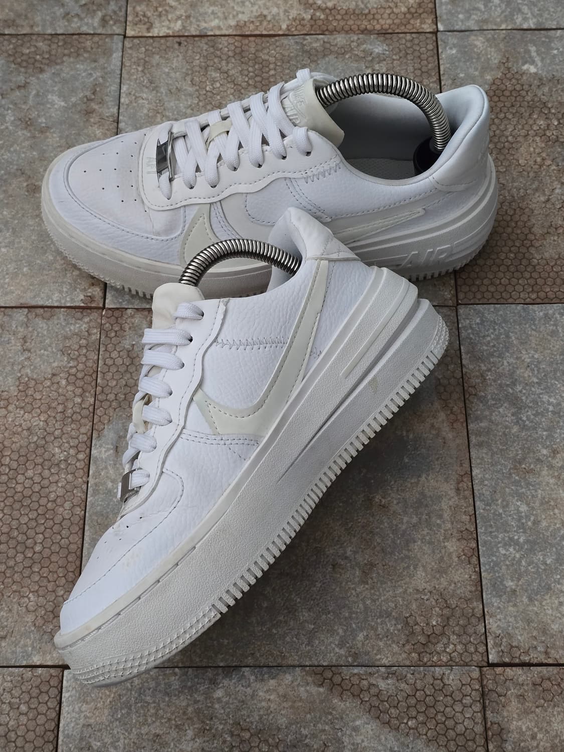 (225)나이키 에어포스 1 플랫폼 화이트 상품이미지6