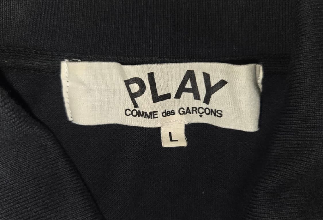 꼼데가르송 플레이 블랙하트 카라티 상품이미지3