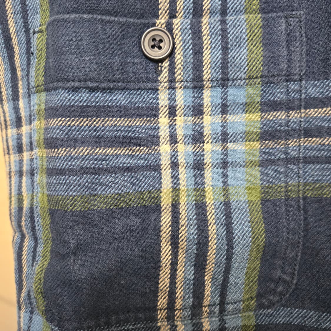 유니클로 슬럽 코튼 체크 롱슬리브 셔츠 상품이미지6