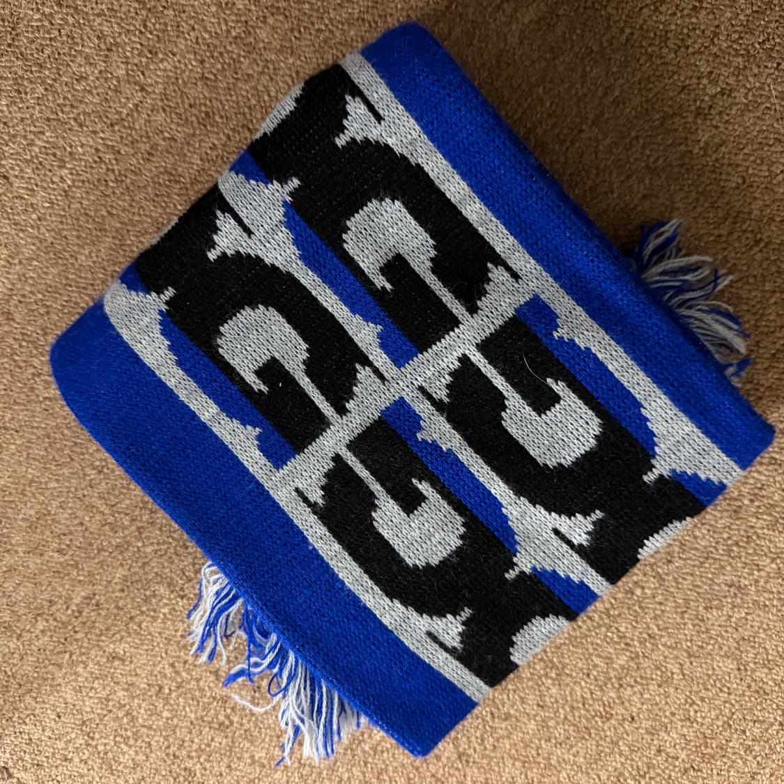 CDG 블루 스트라이프 머플러 상품이미지3