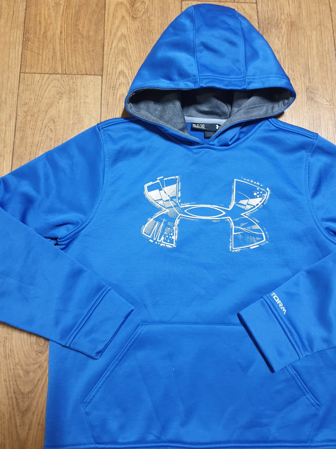 1232 언더아머 후드티 어린이 100 사이즈입니다 상품이미지4