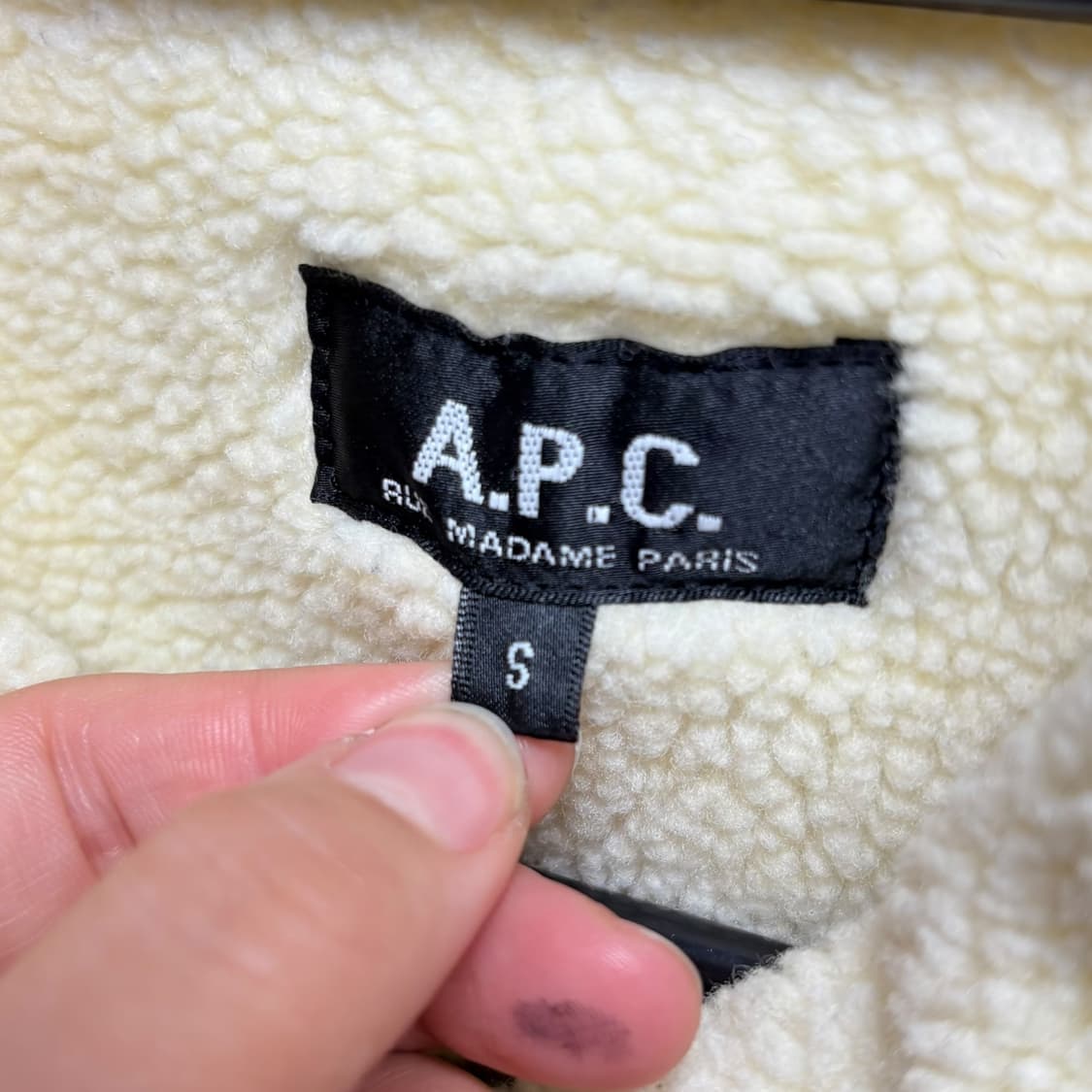 3732 아페쎄 안감퍼 카라 자켓 상품이미지3