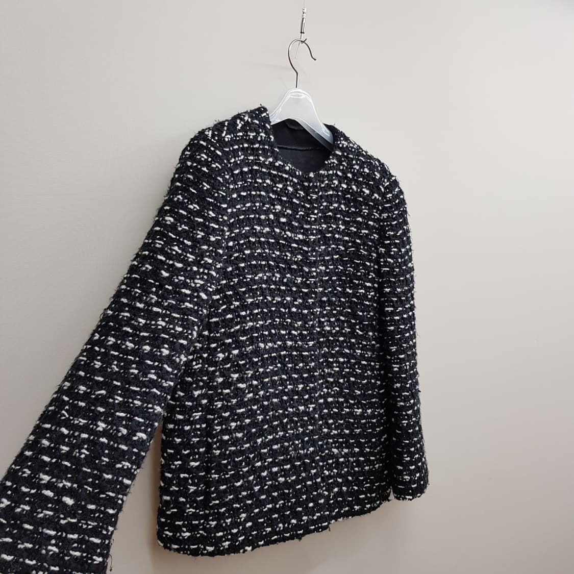 에르마노설비노 울소재 트위드 자켓 IT 40사이즈 상품이미지3