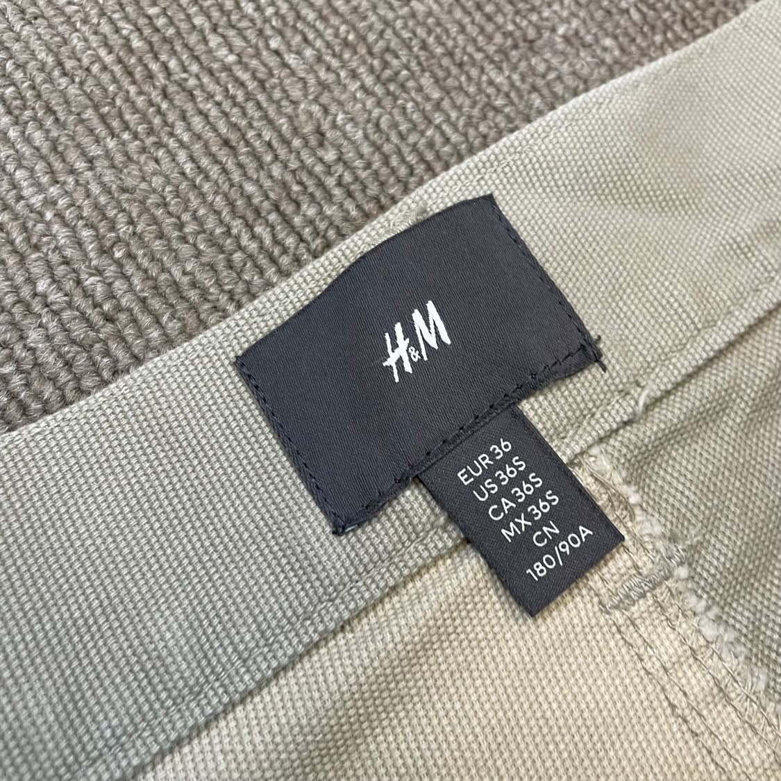 h&m 에이치앤엠 더블니 워크팬츠 36 상품이미지4