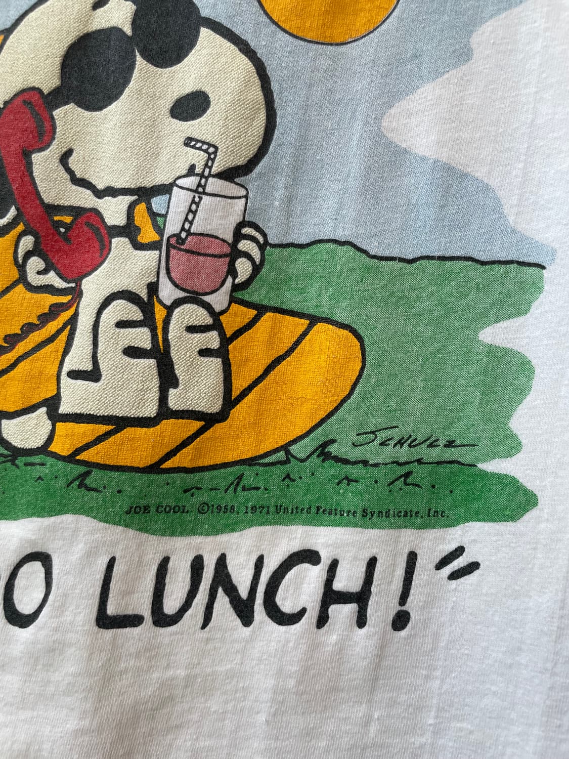 1990's Vintage Nutmeg Snoopy Tee 상품이미지2