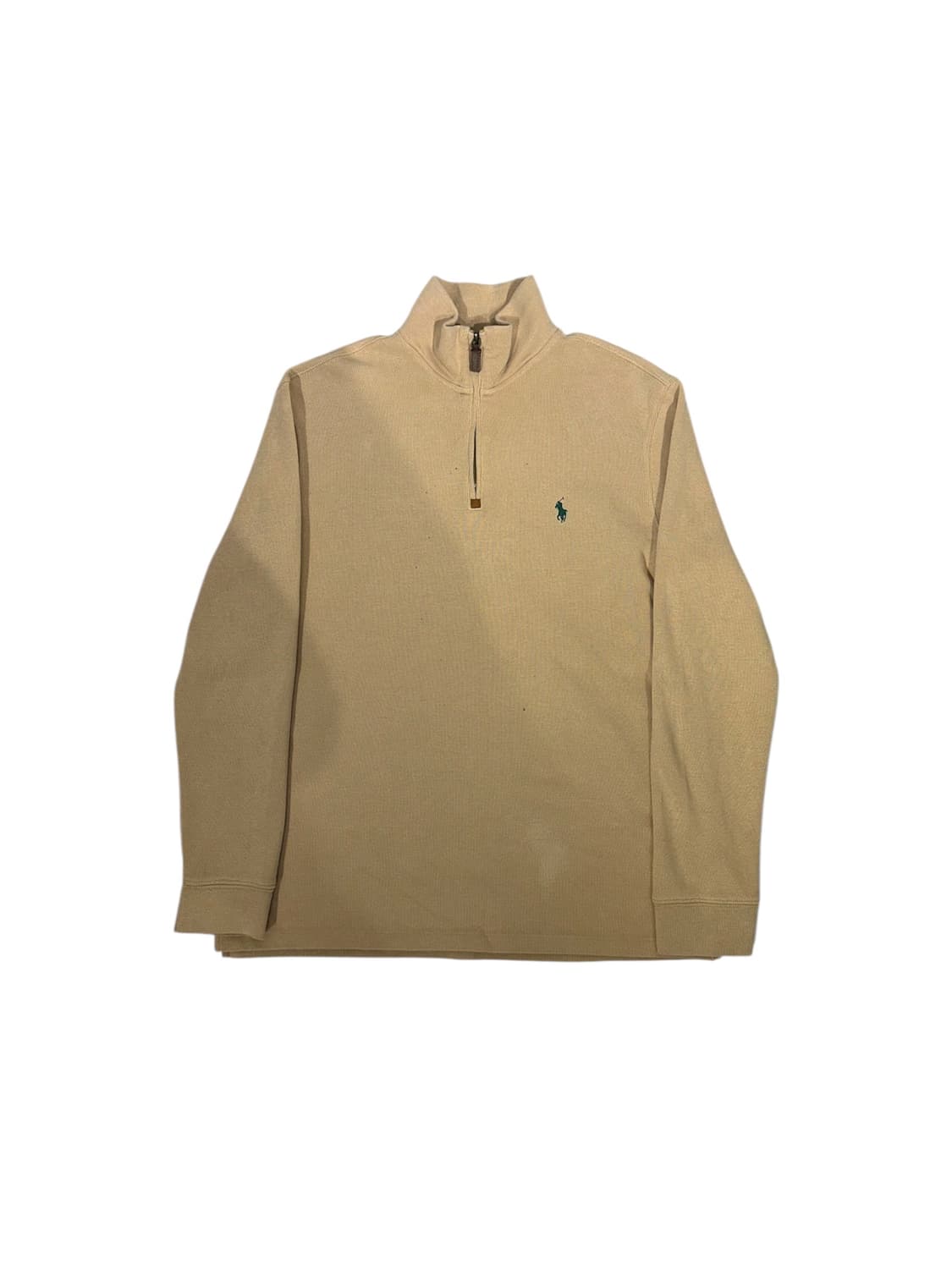 폴로 랄프 로렌 신형 베이지 니트 반집업 L 상품이미지5