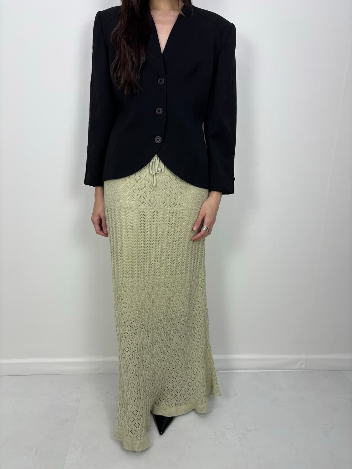 COLLARLESS PANEL JACKET 상품이미지3