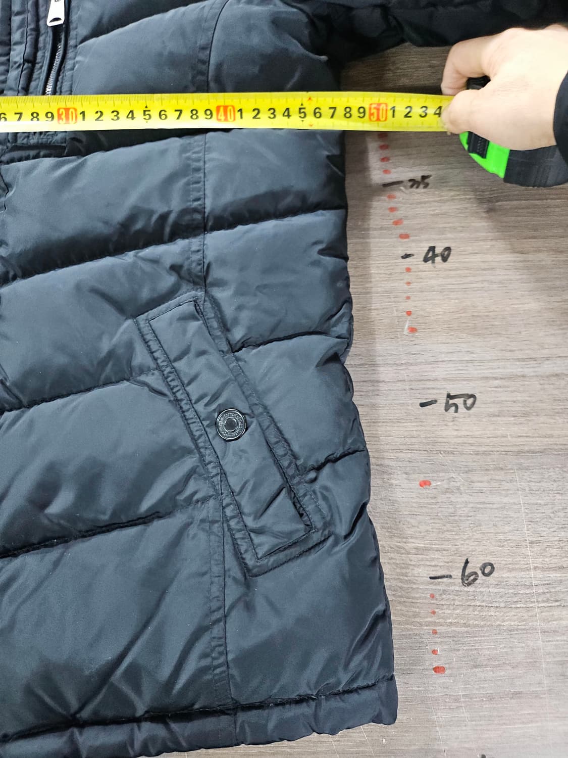 캘빈클라인 블랙 후드 패딩 점퍼 S 상품이미지6