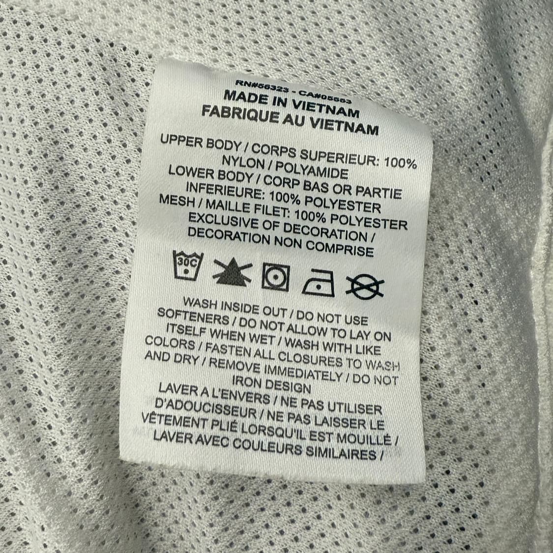 [정품/XL] 나이키 바람막이 형광 블랙 화이트 b16 상품이미지6