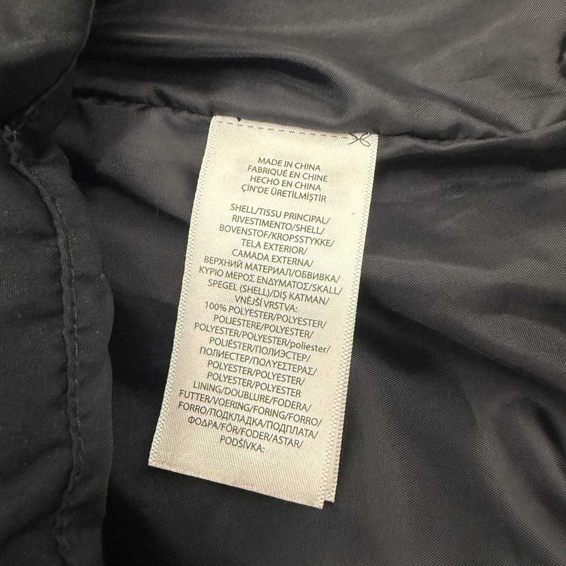 [정품/M] 폴로 랄프로렌 후드 패딩 블랙 b19 상품이미지6