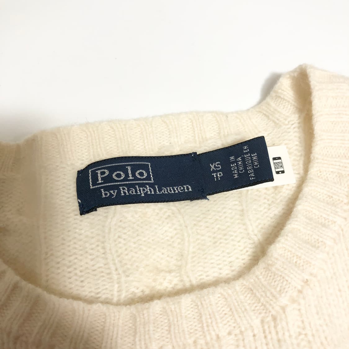 폴로 랄프로렌 울 캐시미어 니트 xs 상품이미지2