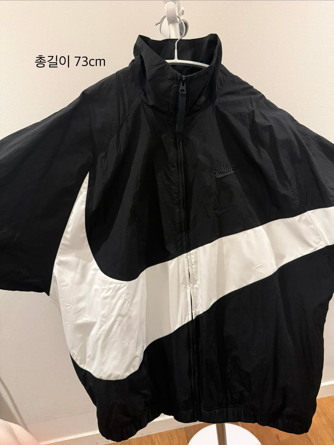 새상품)나이키 빅스우시 우븐 자켓 블랙/화이트 105(XL) 상품이미지3
